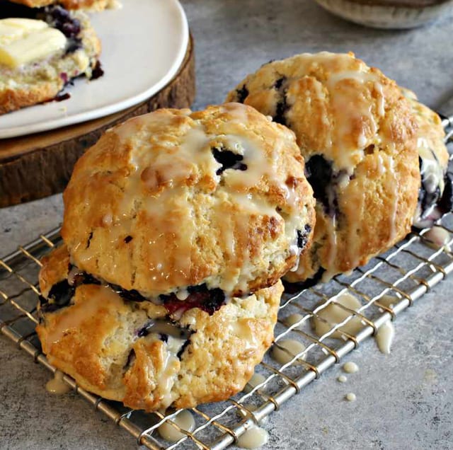 Blueberry Biscuits.
