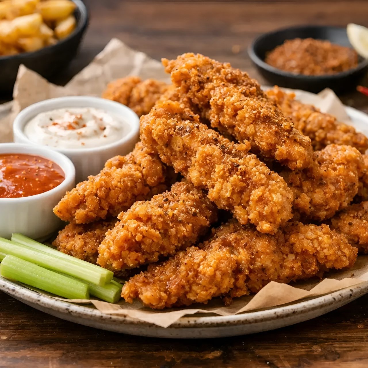 Cajun Fried Chicken Tenders Done Right