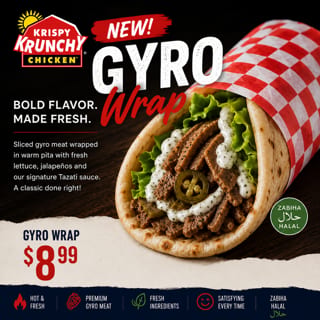 Gyro Wrap Halal